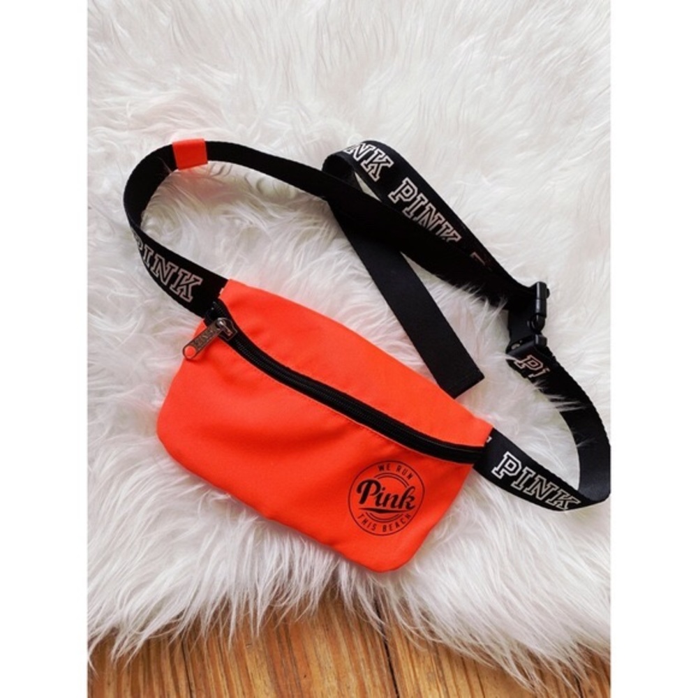 Victoria secret pink neon orange Fanny pack